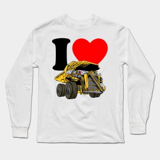 I love Dump Truck Long Sleeve T-Shirt